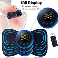 Electric Pulse Neck Massager with Heat TENS
